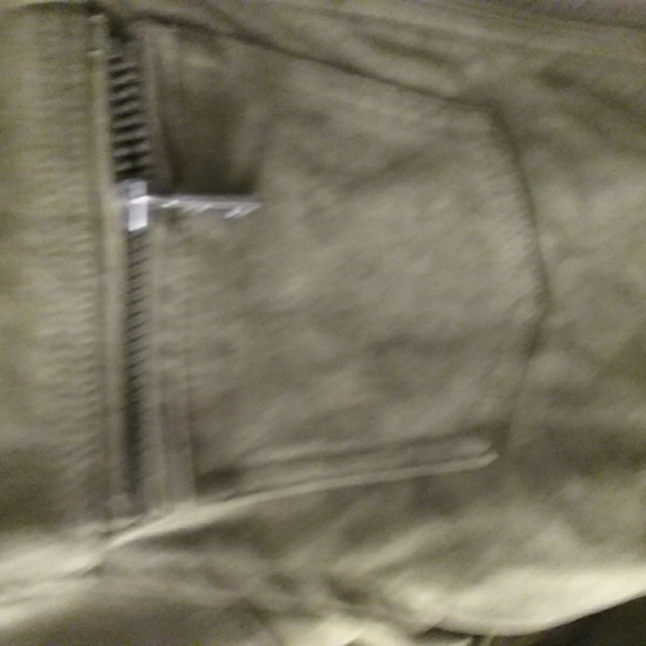 Urban Republic Boys Olive Green Suede Hoodie Coat - Picture 4 of 5
